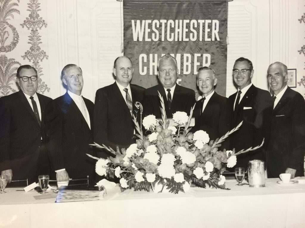 The Westchester Chamber of Commerce, now recognized as the LAX Coastal Chamber of Commerce, in 1968.